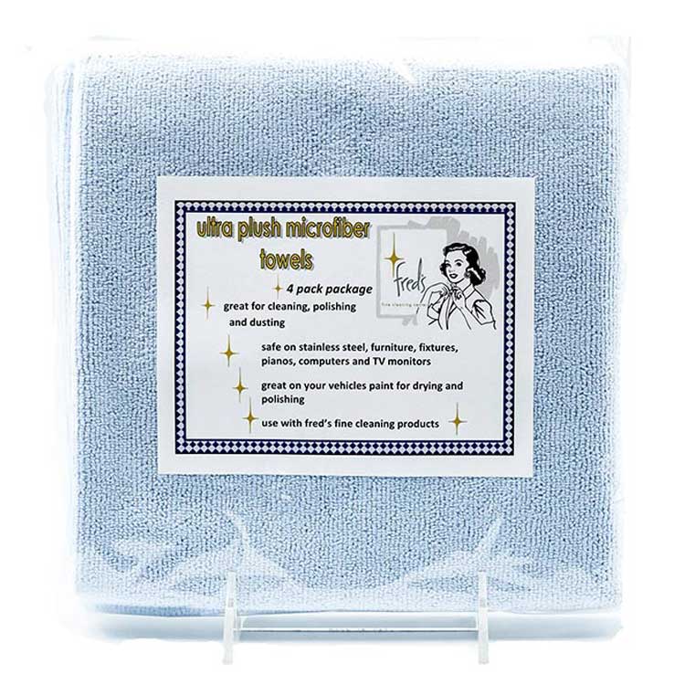 Fred's Microfiber Ultra Plush Towels 4 Pack