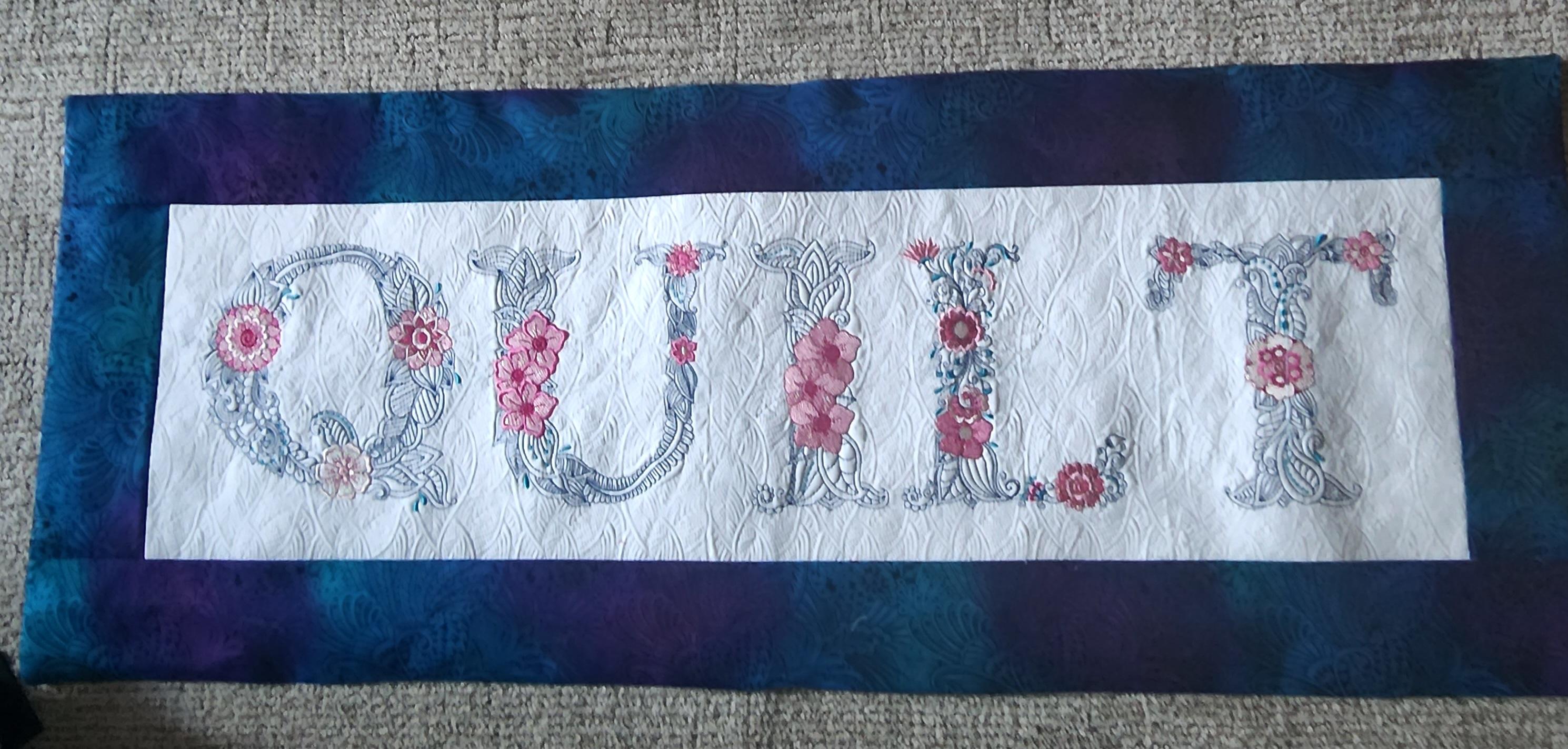 03.18.2023 - Embroidered Floral Banner