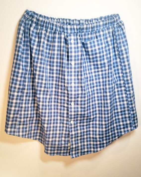 09.27.2023 - Upcycle Series - Button Down Shirt to Skirt